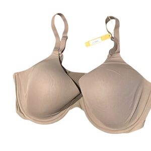 SKIMS Fits Everybody T-Shirt Bra 46DDD Umber Underwire Smooth